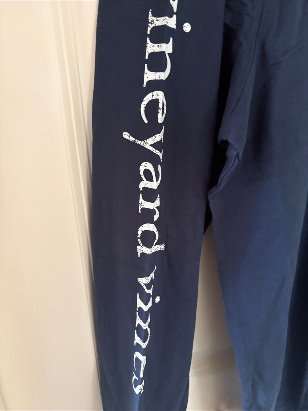 Vineyard Vines Men's Long-Sleeve Pocket Tee — Navy Blue - Picture 7 of 7
